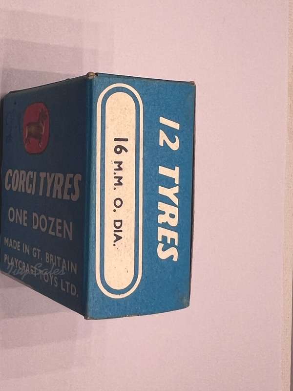 Corgi Toys #1456 - 12 Tyres In Original Box