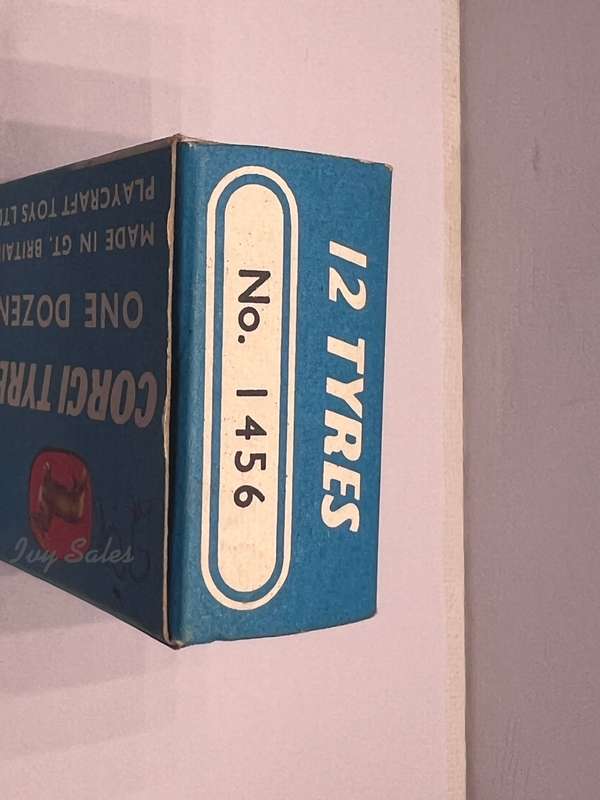 Corgi Toys #1456 - 12 Tyres In Original Box