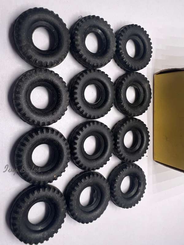 Dinky Toys #13978 - 12 LARGE Tyres In Original Box