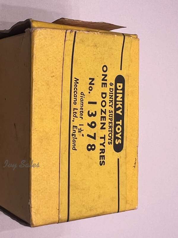 Dinky Toys #13978 - 12 LARGE Tyres In Original Box