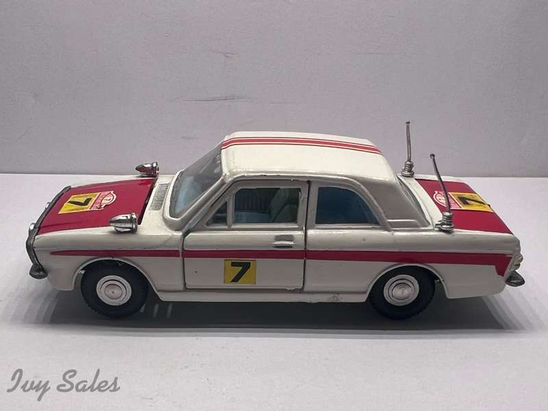 Dinky Toys #205 Ford Cortina Monte Carlo Rally Car