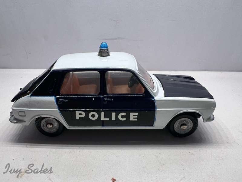 SPAIN DINKY TOYS #1450 SIMCA 1100 POLICE CAR+ Original Box - RARE