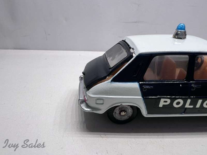 SPAIN DINKY TOYS #1450 SIMCA 1100 POLICE CAR+ Original Box - RARE