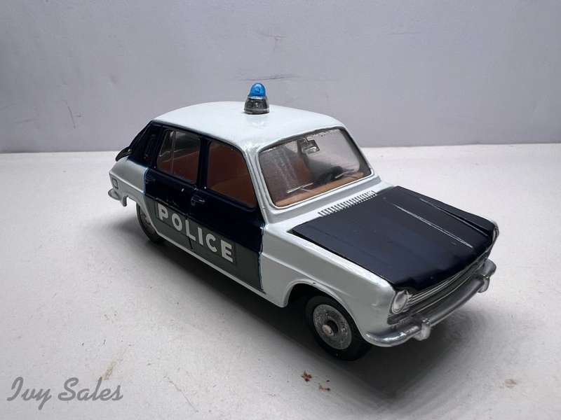 SPAIN DINKY TOYS #1450 SIMCA 1100 POLICE CAR+ Original Box - RARE
