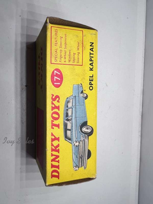 Dinky Toys #177 Opel Kapitan + Original Box - VNM