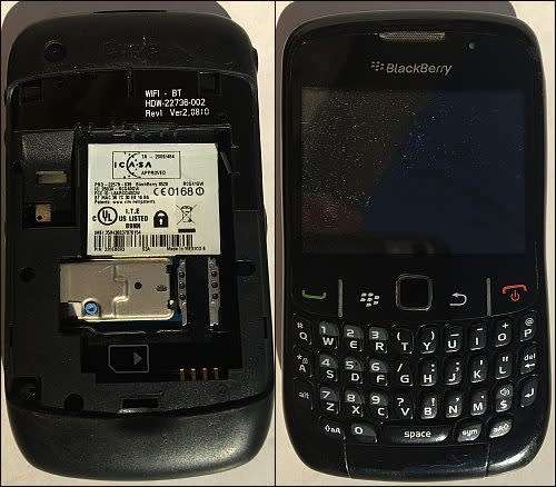 Blackberry phone for parts