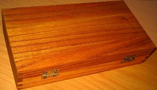 Utility Knives and Blades in Wooden Box
