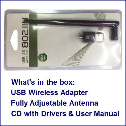 WiFi Wireless Adapter 900 Mbps