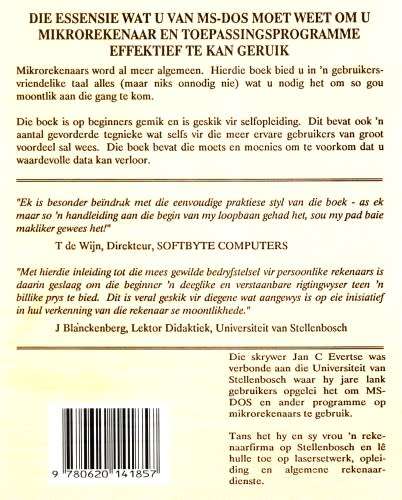 Mikrorekenaars en MS-DOS softcover book