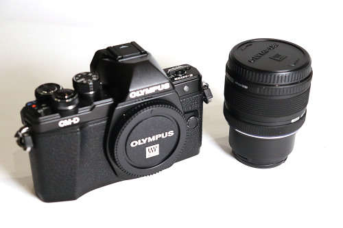 Olympus OM-D E-M10 Mark II Mirrorless Digital Camera with Lens and Battery Grip