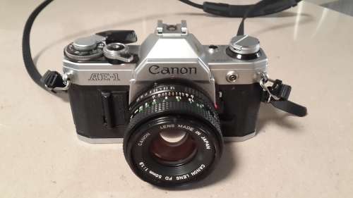 Canon AE-1 Camera with bag