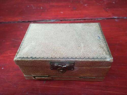 Beautiful antique sterliong silver brush in original box