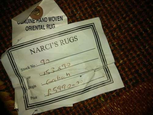 WOW! BRAND NEW HAND WOVEN GABEH PERSIAN RUG