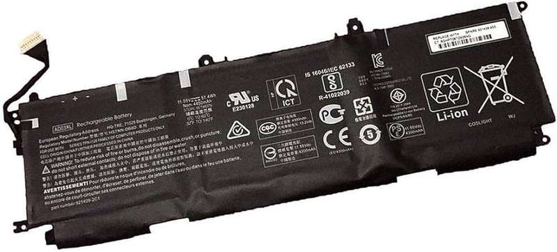 Battery for HP Envy 13-AD000, 13-AD1XX Series (AD03XL, HSTNN-DB8D)