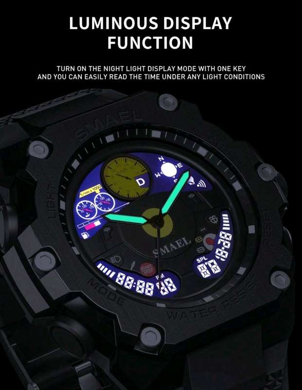 Smael Dual Clock Men Watch