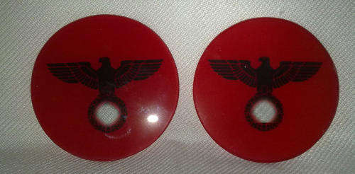 Glass coasters