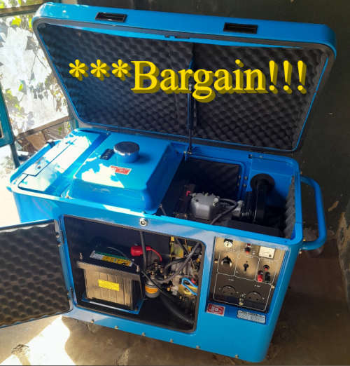 Diesel Generator - 6.5kVA / 220V *** Bargain!!! ***
