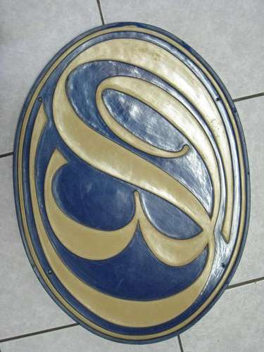 BLUE TRAIN SOUTH AFRICAN RAILWAYS SIGN BOARD RARE !!!!