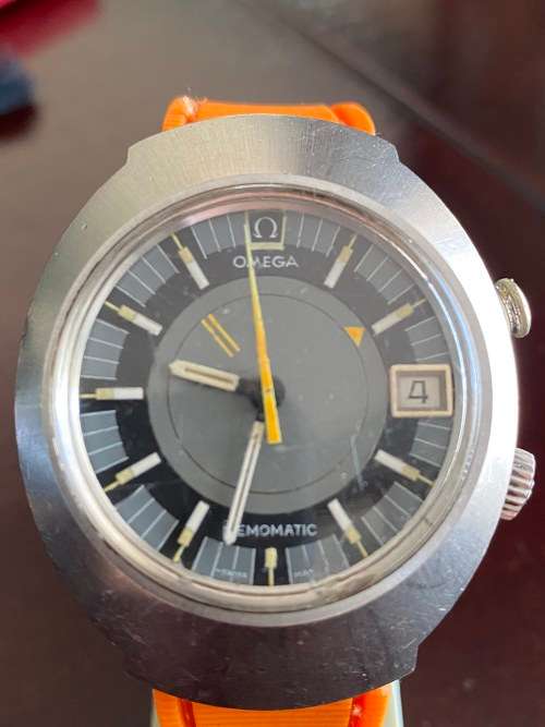 OMEGA MEMOMATIC Gents watch with date and alarm