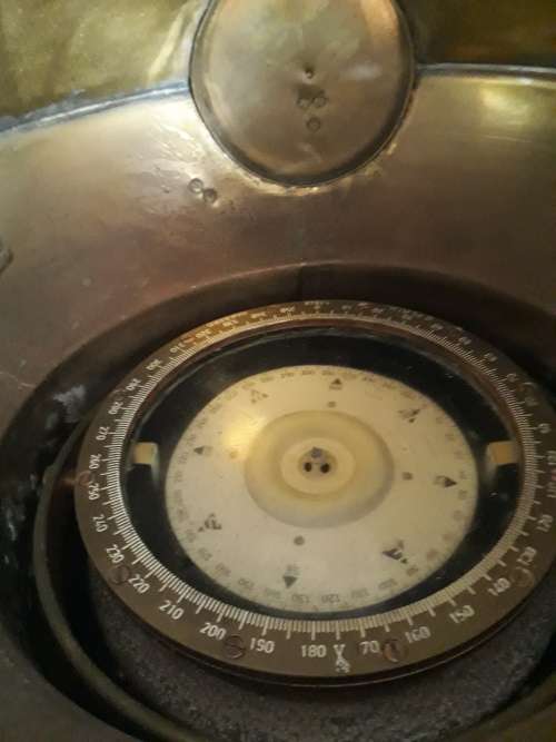Ships Wheelhouse Binnacle and Compass