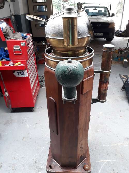 Ships Wheelhouse Binnacle and Compass