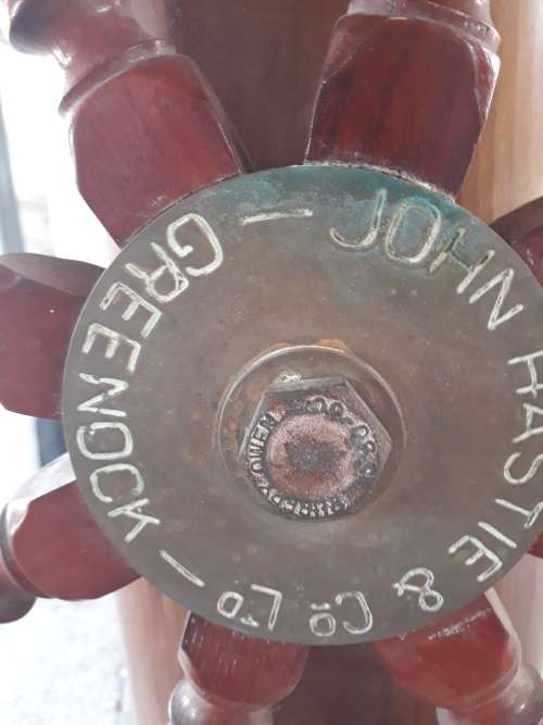 Ships wheel and compass