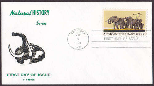 USA : 1970, NATURAL HISTORY (FDC)
