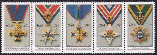 RSA : 1990, NATIONAL ORDERS (SETENANT STRIP)