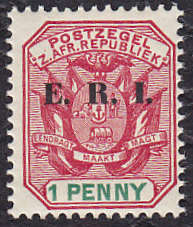 TRANSVAAL : 1901, ERI OVERPRINT (1d) **MINT