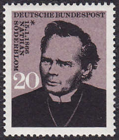 GERMANY : 1966, NATHAN SODERBLOM (SINGLE ISSUE) **MINT