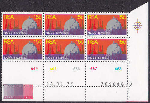 RSA : 1975, SASOL (CONTROL) **MINT
