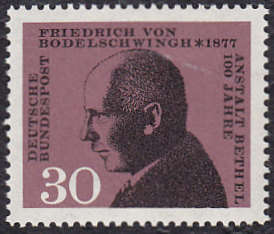 GERMANY : 1967, BETHEL HOSPITAL (SINGLE ISSUE) **MINT