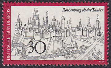 GERMANY : 1969, TOURISM - ROTHENBURG (SINGLE ISSUE) **MINT