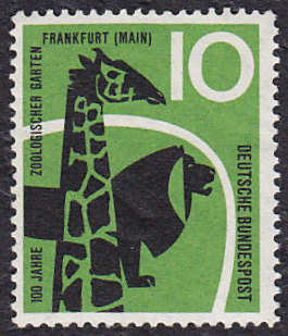 GERMANY : 1958, FRANKFURT ZOO (SINGLE ISSUE) **MINT
