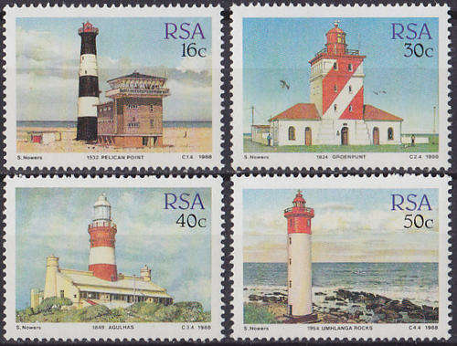 RSA : 1988, LIGHTHOUSES (**MINT)