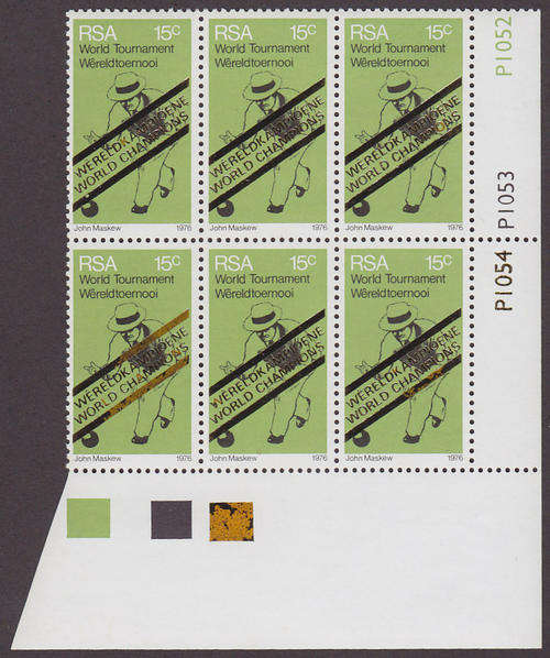 RSA : 1976, WINNERS OF WORLD BOWLS (CONTROL) **MINT