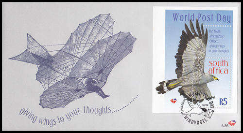 RSA : 1998, WORLD POST DAY (FDC)