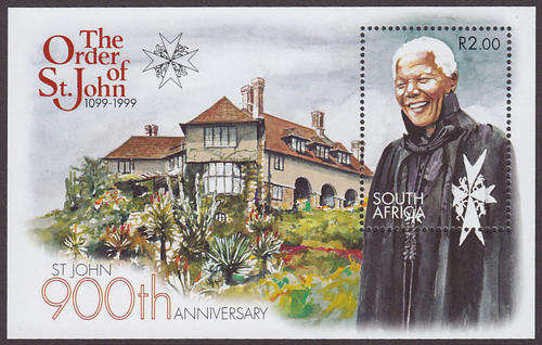 RSA : 1999, ORDER OF ST JOHN'S - MANDELA (M/S) **MINT