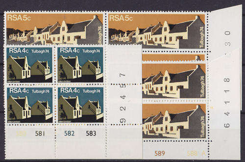 RSA : 1974, RESTORATION OF TULBACH (CONTROL SET) **MINT