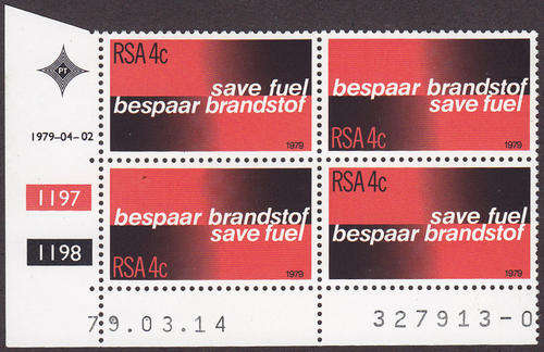 RSA : 1979, SAVE FUEL (CONTROL) **MINT
