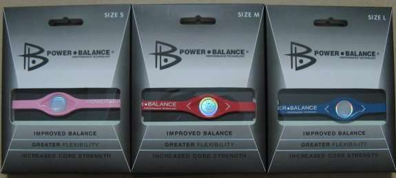 POWER BALANCE ODD STOCK {S} WRISTBAND PURPLE **Slight stains**
