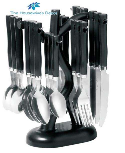 24 pc SUNBEAM cutlery set on stand ***SPECIAL PRICE*** from The Housewives Depot