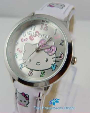 WOW New Hello Kitty watch with a white strap