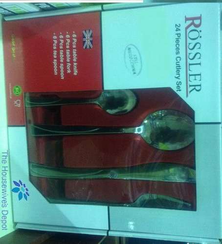 24 pc Rossler Cutlery set in a box *Free Shipping with SA*  from The Housewives Depot