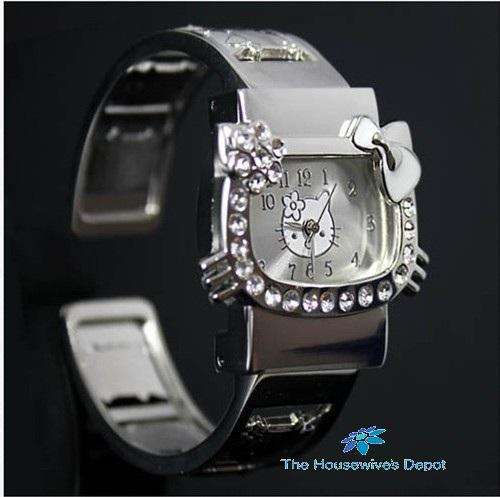 WOW New Hello Kitty bracelet watch with white face from The Housewives Depot