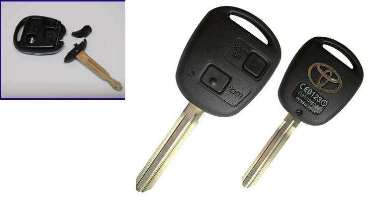 Toyota 2 Button Replacement Key Shell ***Please Read***