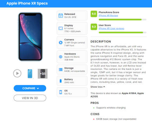 IPhone XR 64Gb *Great Condition*