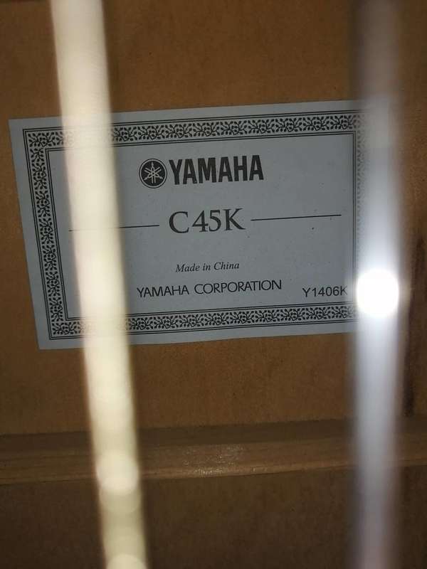 Yamaha C45K Classical Guitar