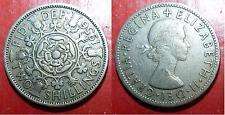 2 Shillings - Elizabeth II (1st portrait; no "BRITT:OMN")