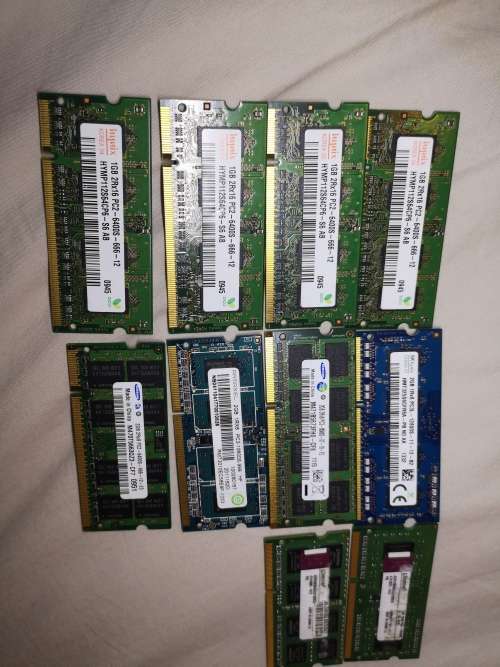 DDR3 and DDR2 Laptop memory LOT **10** Total